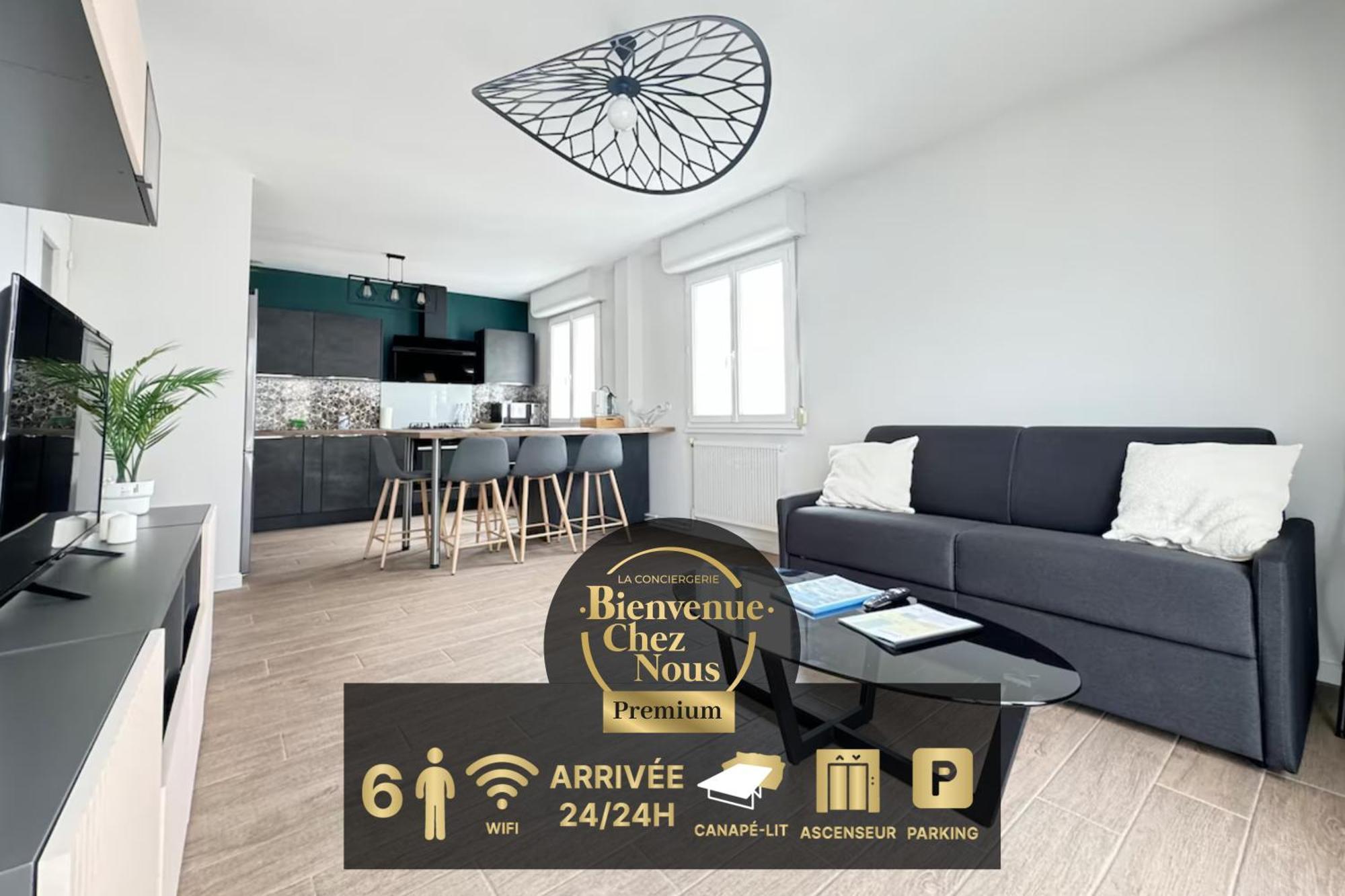 Appartement Jolie F3 Berthelot , Equipe - Wi-fi , Cl-fd Berthelot 10eme
